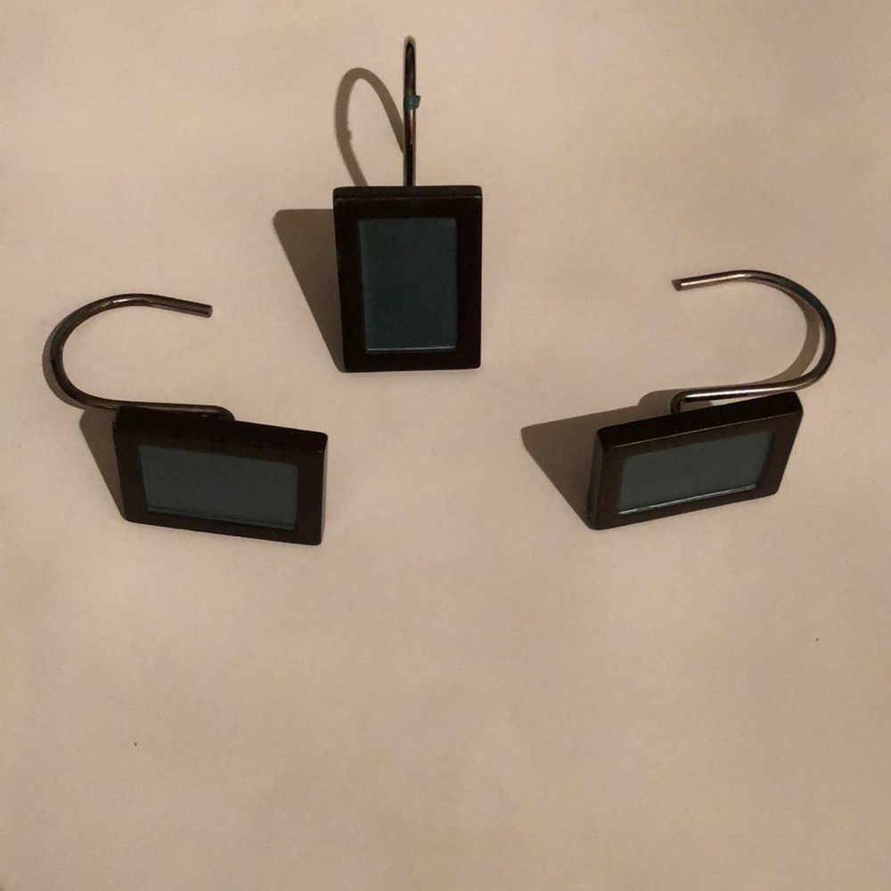 Shower curtain hooks
